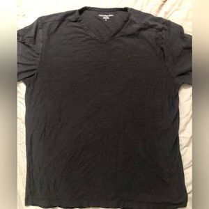 Calvin Klein V neck T-shirt dark blue